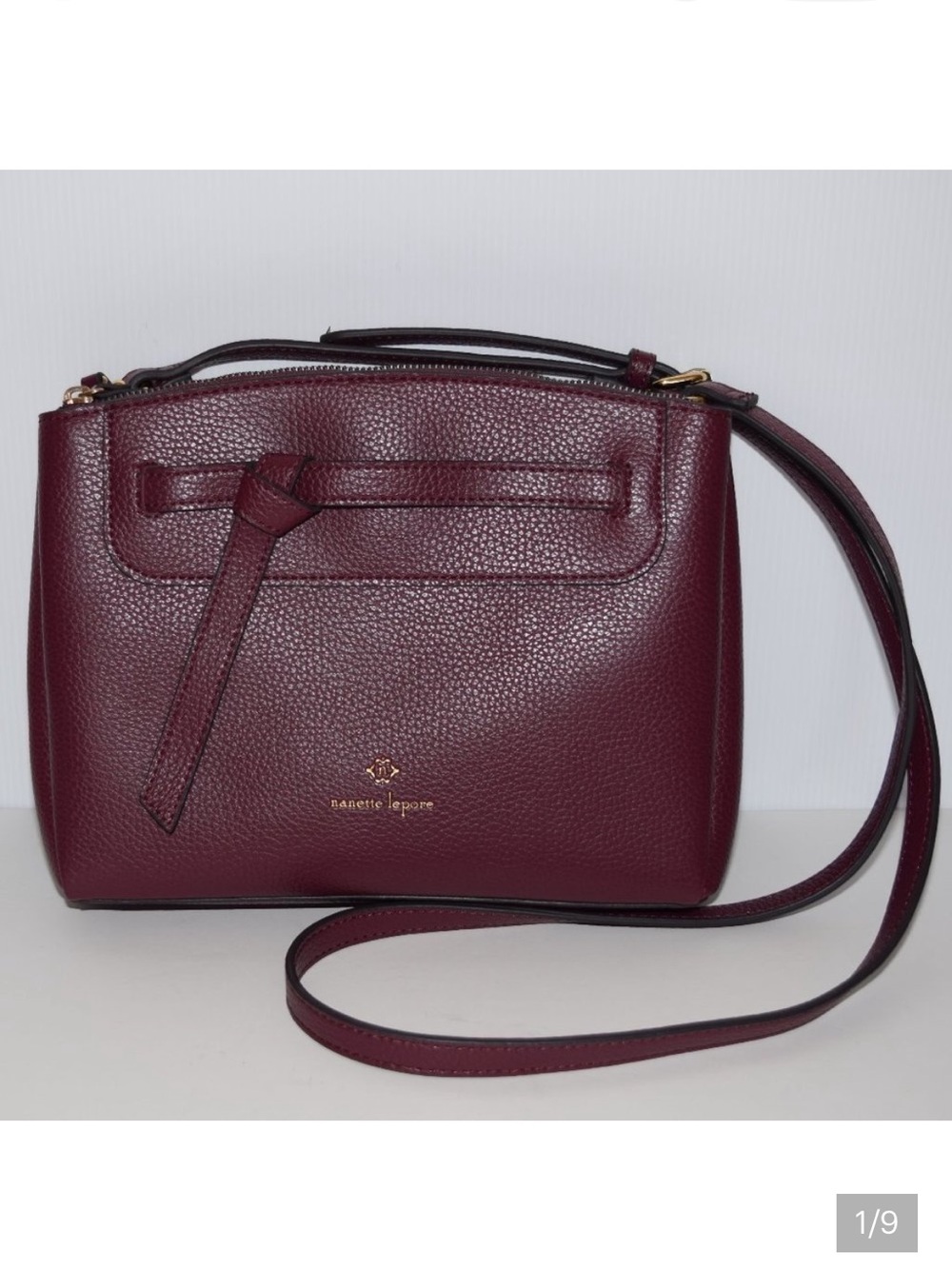 Nanette Lepore Gallia Burgandy Crossbody